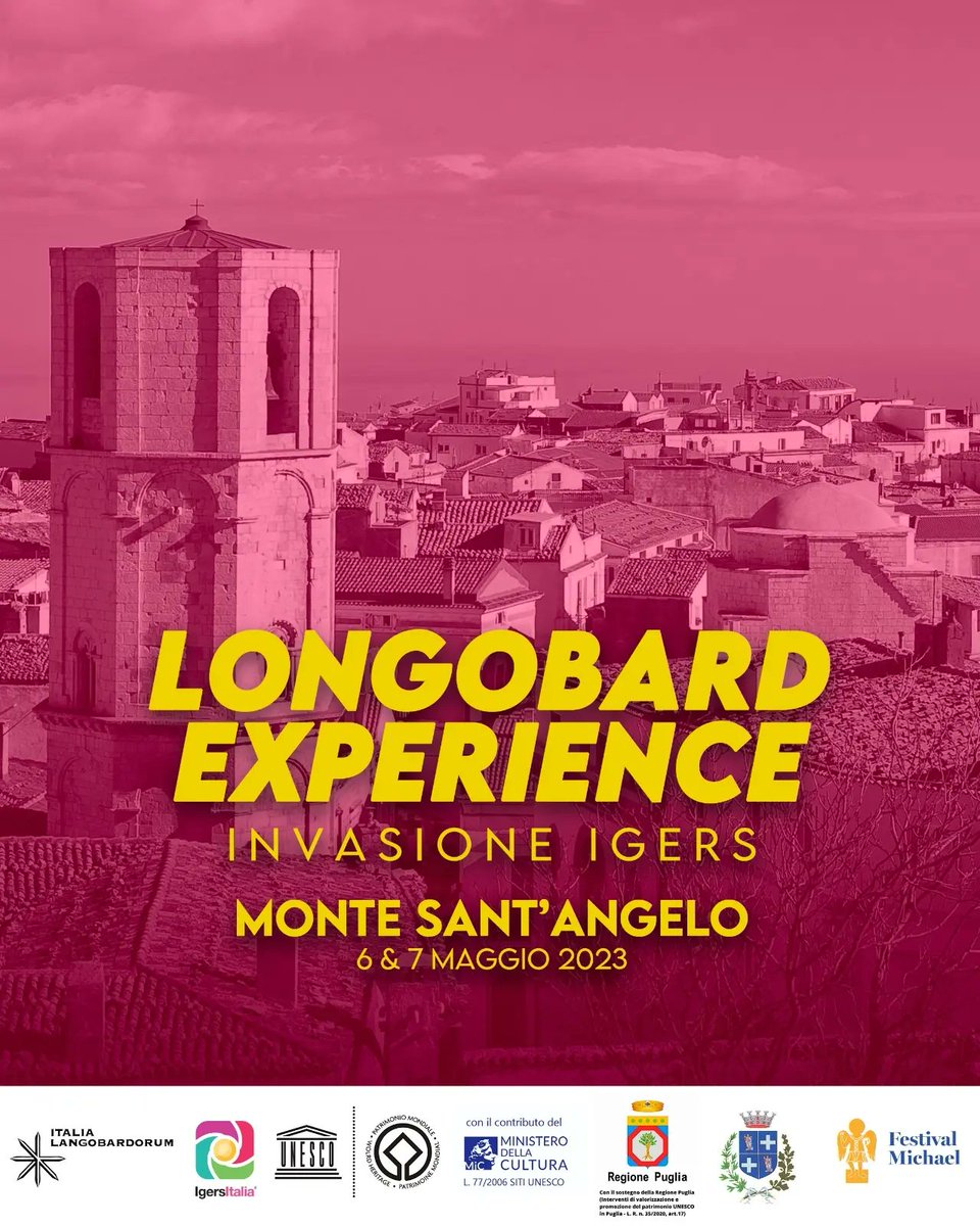È in arrivo la seconda tappa di #LongobardExperience a #MonteSantAngelo, in #Puglia.
Leggi l'articolo sul blog di #IgersItalia 👇🏻 
igersitalia.it/tutto-pronto-p…

@longobardinita @WeAreInPuglia @RegionePuglia @igerspuglia @igersfoggia @museotancredi