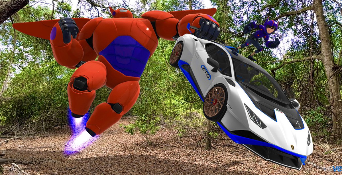 #BayMax Showing his strength lifting a #Lamborghini  #SuperArmorHiro <a href="/veve_official/">VeVe | Digital Collectibles</a> #veve #vevefam #HereToStay #CollectorsAtHeart💙