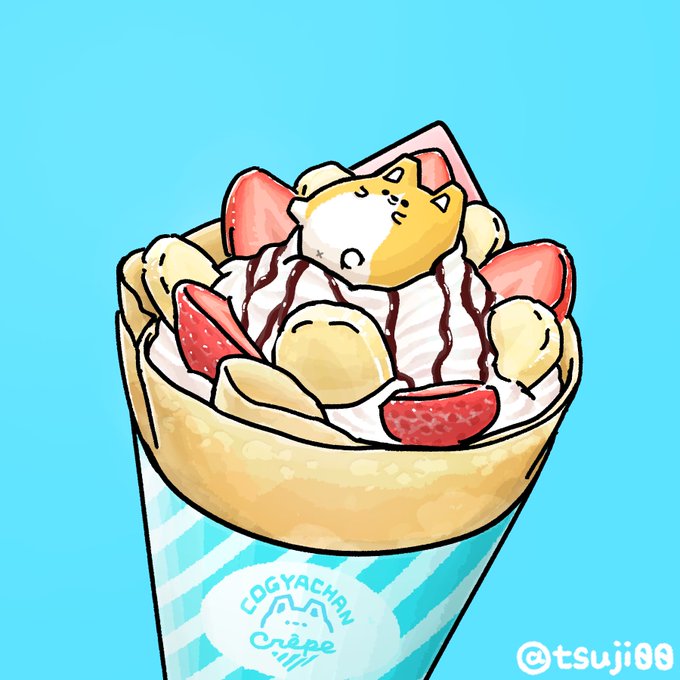 「animal dessert」 illustration images(Latest)