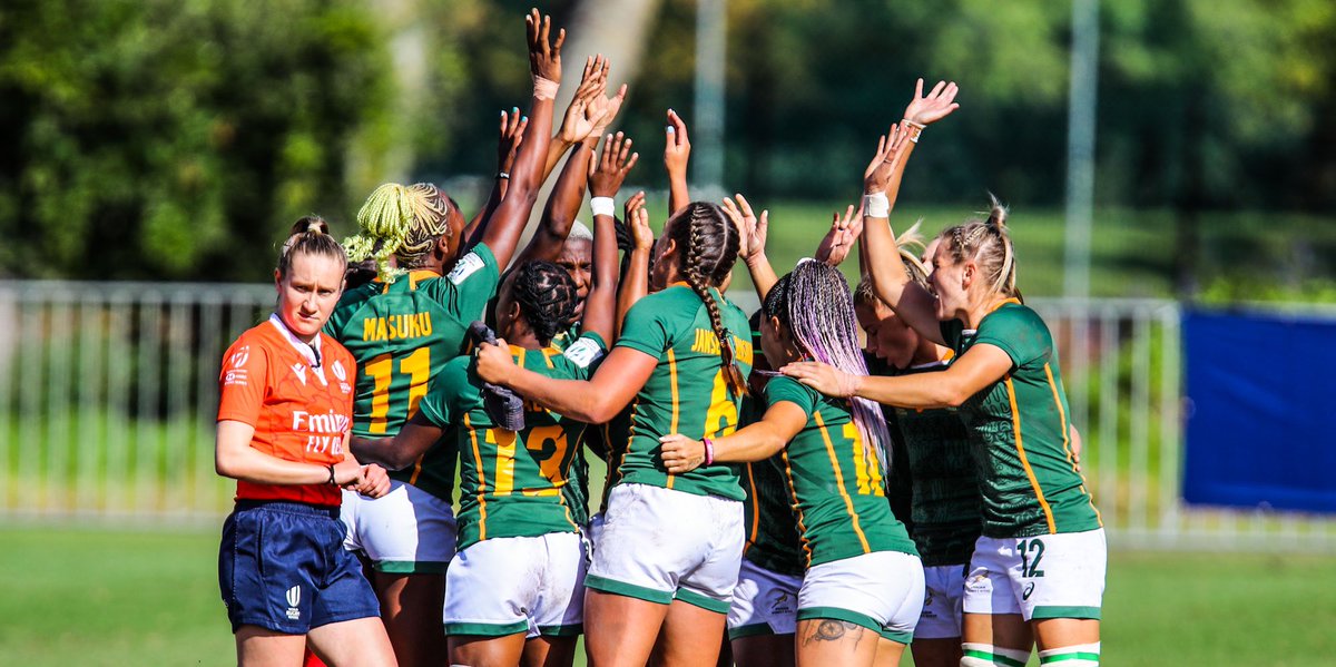 #BokWomen7s secure a Semi-final
for DAY 3 

With these incredible results 

38-0 Thailand 
31-0 Columbia 

Well done Coach Renfred and team 

#Riseup #7sChallengerSeries