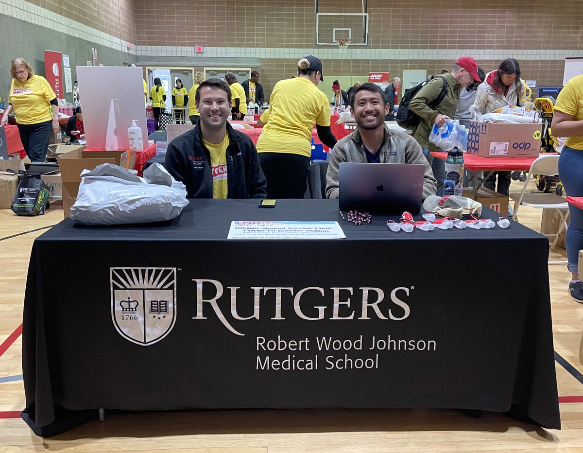 RWJMS Student-Run Vaccine Clinic tweet media