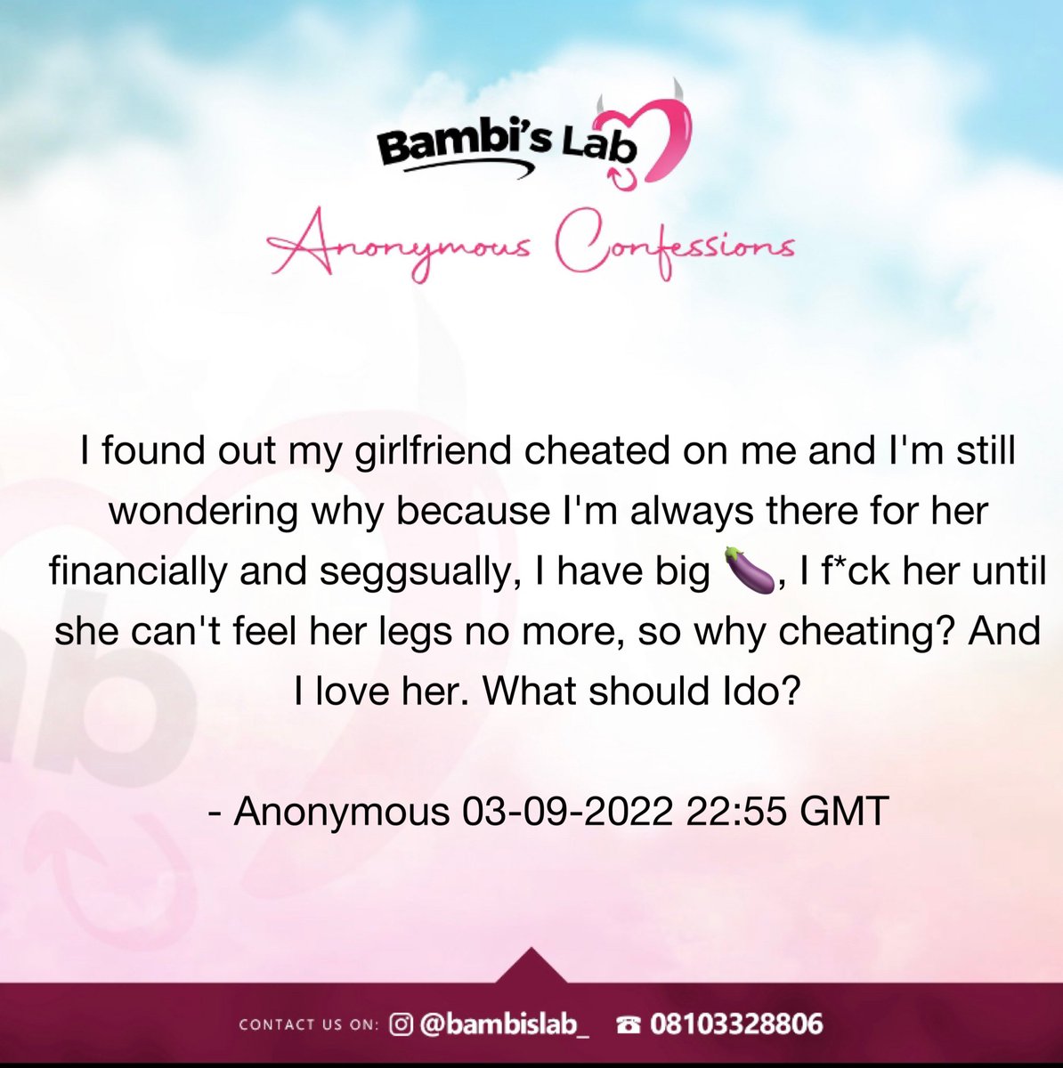 bambis_lab's tweet photo. #Anonymous 
#BBNaija https://t.co/kPQiMeneXb