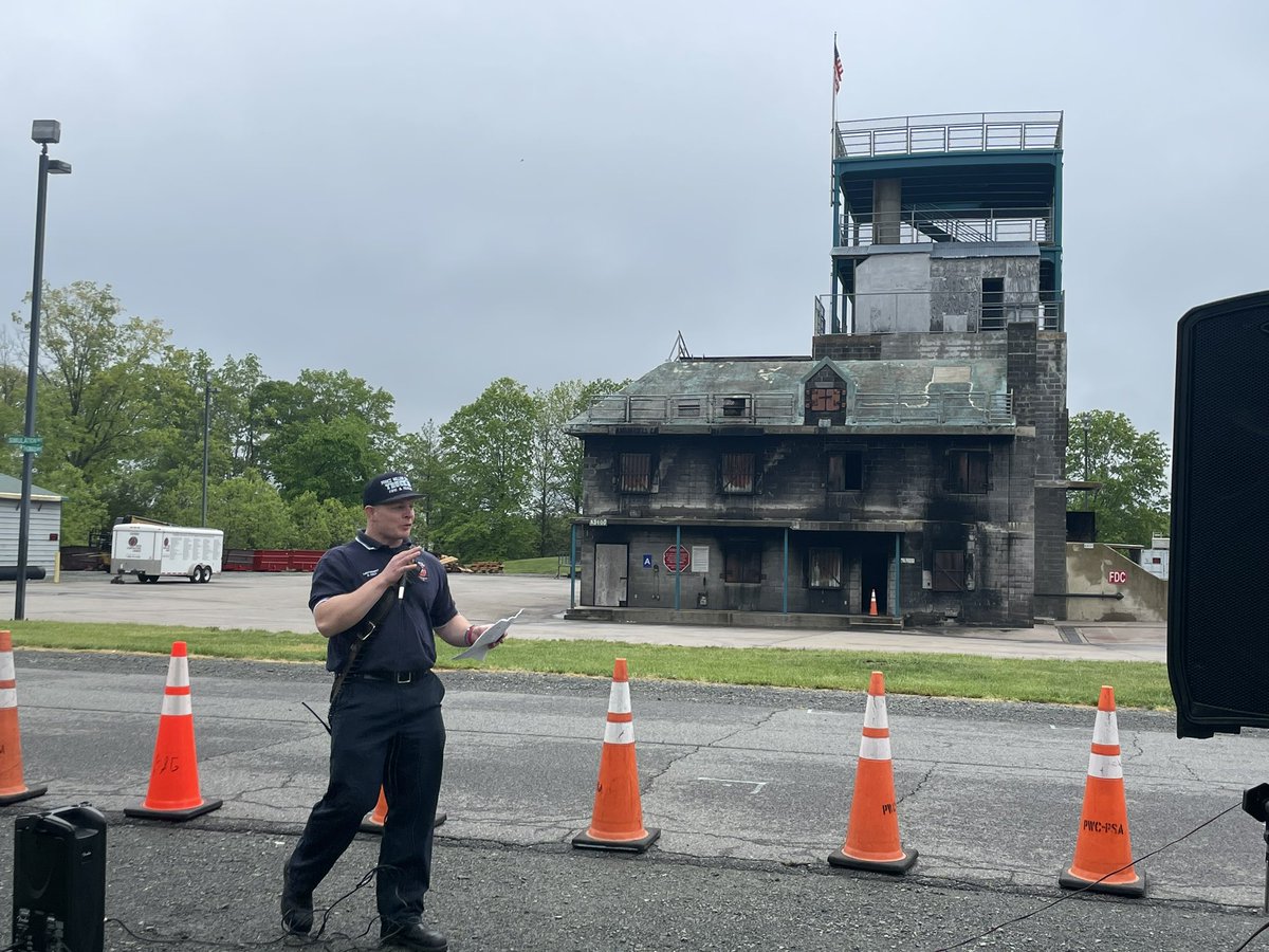 CTE Firefighting Program Burn Day!  Great partnership between PWC and PWCS! Making Thriving Futures together! 💙🔥🚒 <a href="/PWCSNews/">PWCS</a>