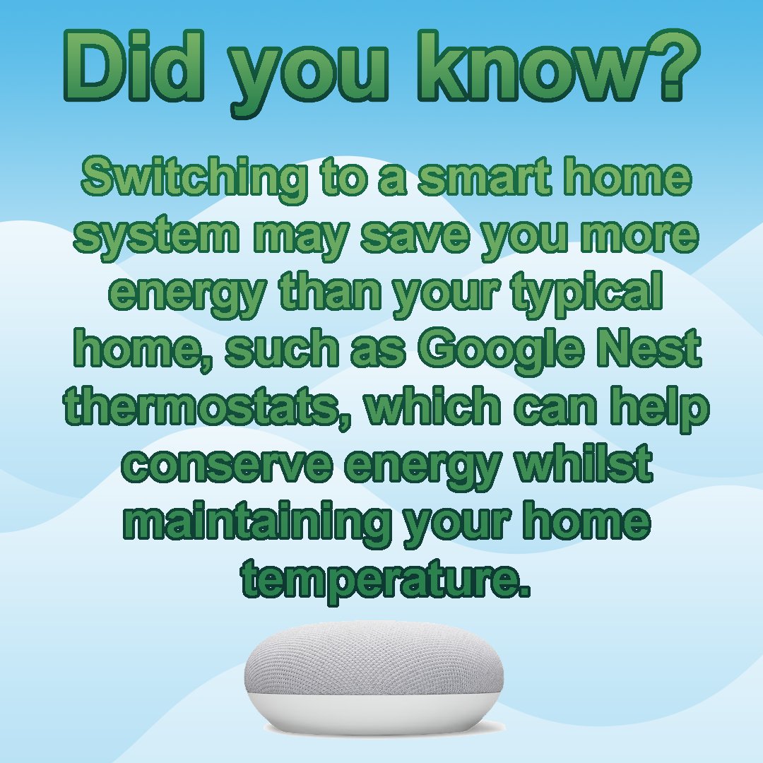 Here's a fun little fact about smart homes. Which brands do you use to manage your home? #EnergySavings #GreenLiving #EnergyConservation #RenewableEnergy #EnergyRatings #HouseholdAppliances #SustainableLiving #EnergyEfficiency