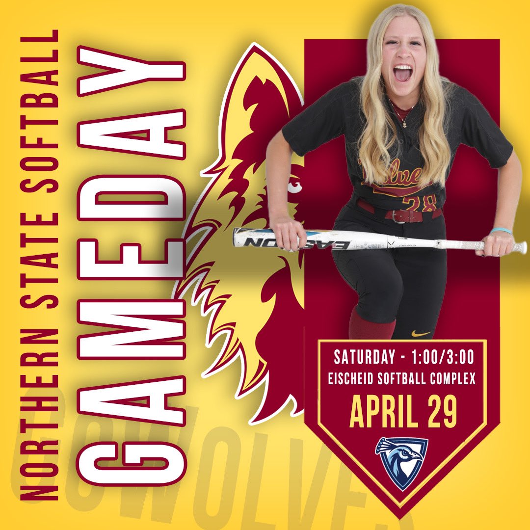 NSUWolves_SB's tweet photo. GAME DAY vs UIU @ 1 &amp; 3 PM https://t.co/Mw5OjZXrav