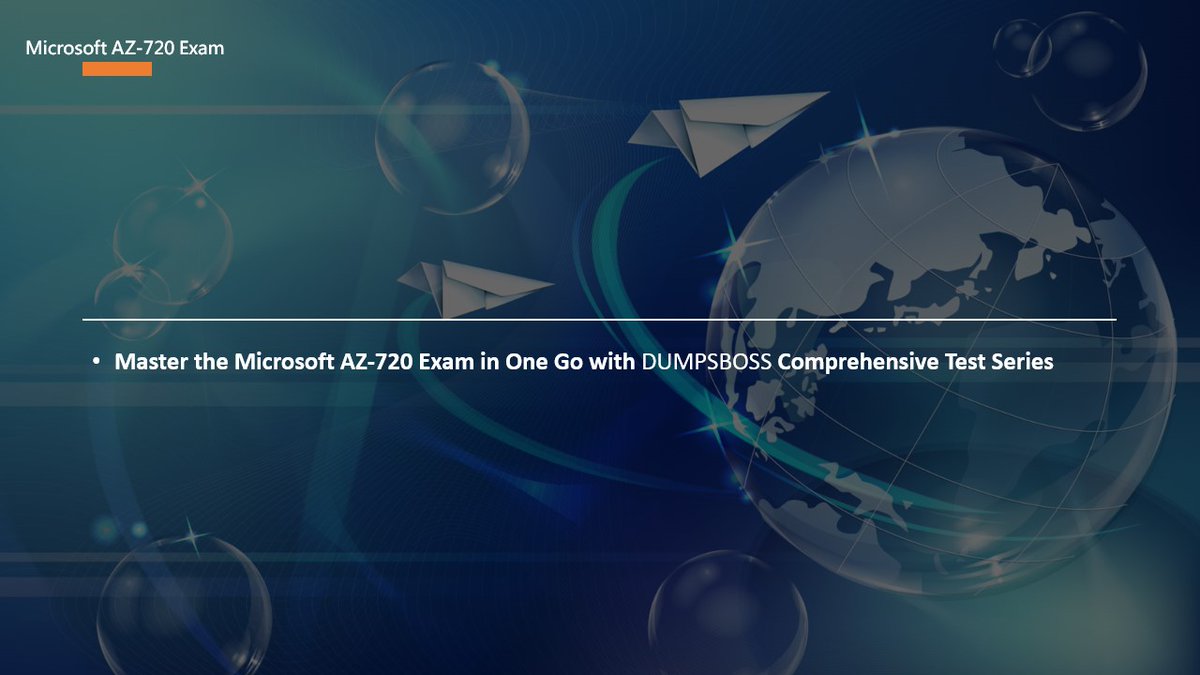 itexamdumpspdf's tweet photo. The AZ-720 exam focuses on designing and implementing Microsoft Azure Networking Solutions. This makes it a crucial certification for professionals in cloud networking and infrastructure roles.https://t.co/KMlNVYUQwV

#MicrosoftExamDumps
#ExamDumps
#Examsales2023 https://t.co/XdtxvdUhPx