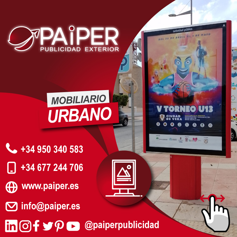 paiperpublicida's tweet image. Campaña publicitaria V Torneo U13 Ciudad de Vera 2023 en mobiliario urbano. #Mupi #Vera #Veraplaya #Almeria #Andalucia #Baloncesto #baloncestojuvenil #España