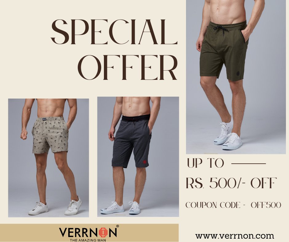 Verrnon_India's tweet photo. Looking for the ultimate summer loungewear? Look no further than VERRNON's new collection! From lightweight tees to breezy shorts, our pieces are designed to keep you cool and comfortable all season long.

Shop Now: https://t.co/MQAsqoyYJb

#verrnon #TheAmazingMan #verrnonIndia https://t.co/R4JRGad0S6