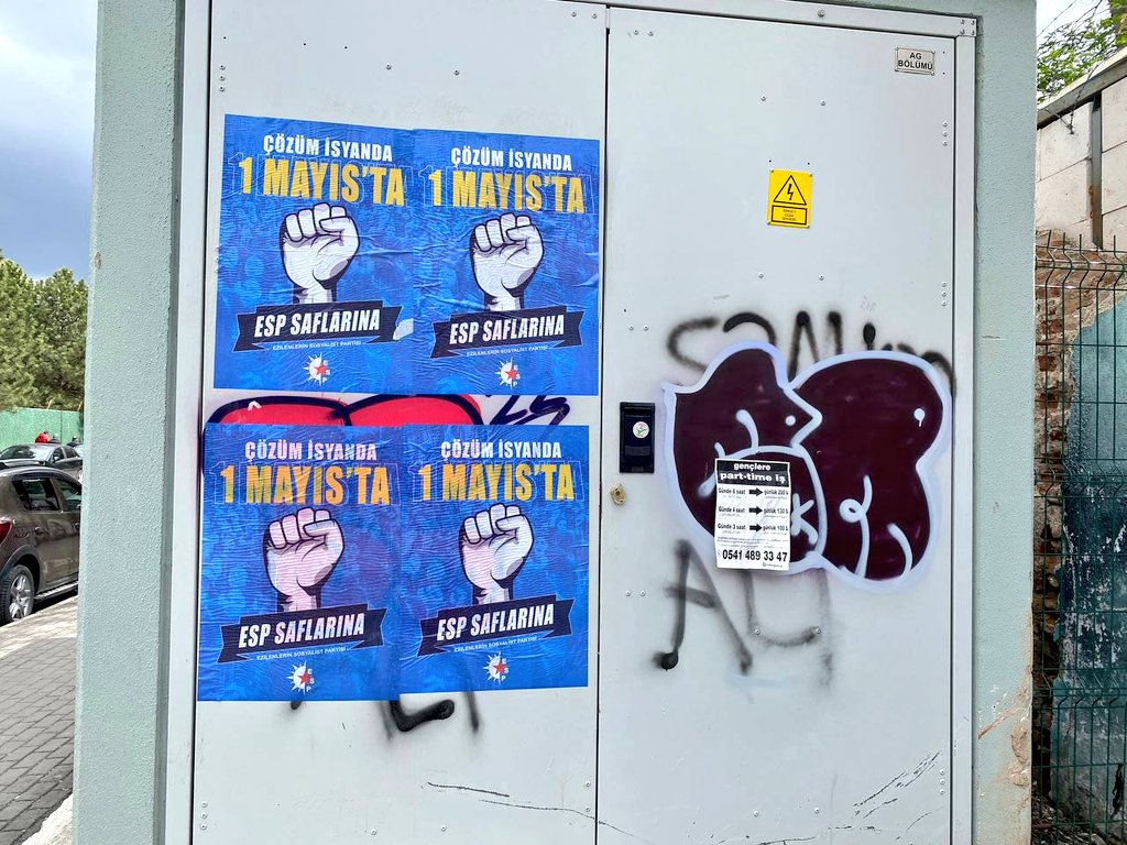 İşçilere sömürü, yoksulluk, işsizlik ve kölece bir hayatı reva gören bu çürümüş ve kokuşmuş düzene mahkum değiliz.

#1Mayıs'ta işçi sınıfı ve ezilenlerin sesini sokaklardan haykıralım.