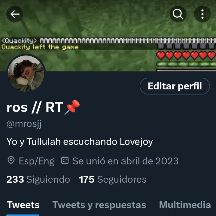 rssckiity's tweet image. ME MUDE!!
No creo q algn le importe esto equis ando en flop y poco activa, ya ni intercatuo así q pensé q en mudarme y ya está
@mrosjj para los flojos (tqm)