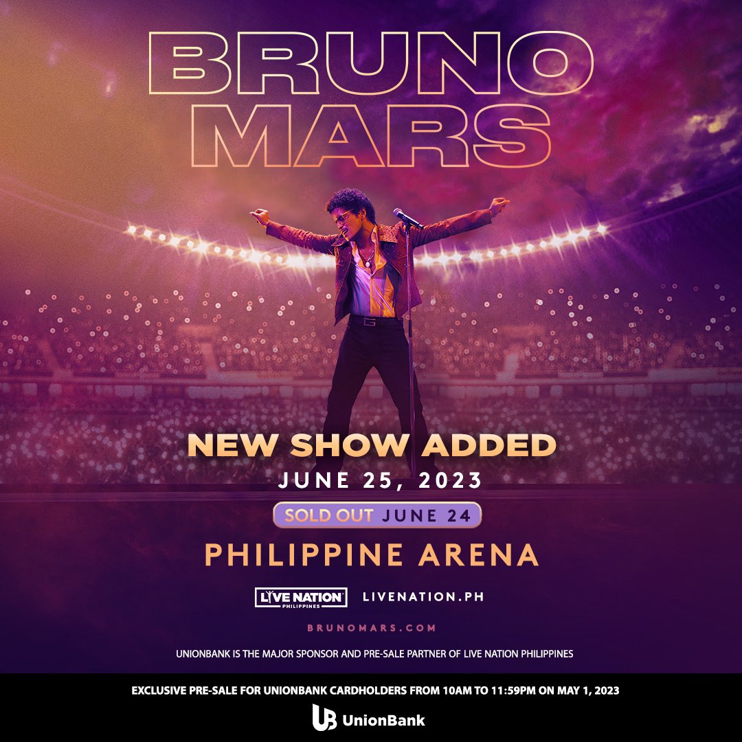 SNSDBTSBPENHA's tweet photo. WTS / LFB

BRUNO MARS in Manila Day 1
(6) Upper box C tickets section 419 magkakatabi.

DM sa price

Rfs: Pabili ng friends. Nakasecure ng mas malapit na seats.

#BrunoMarsInPH #upperbox https://t.co/dNE2lDJt3M