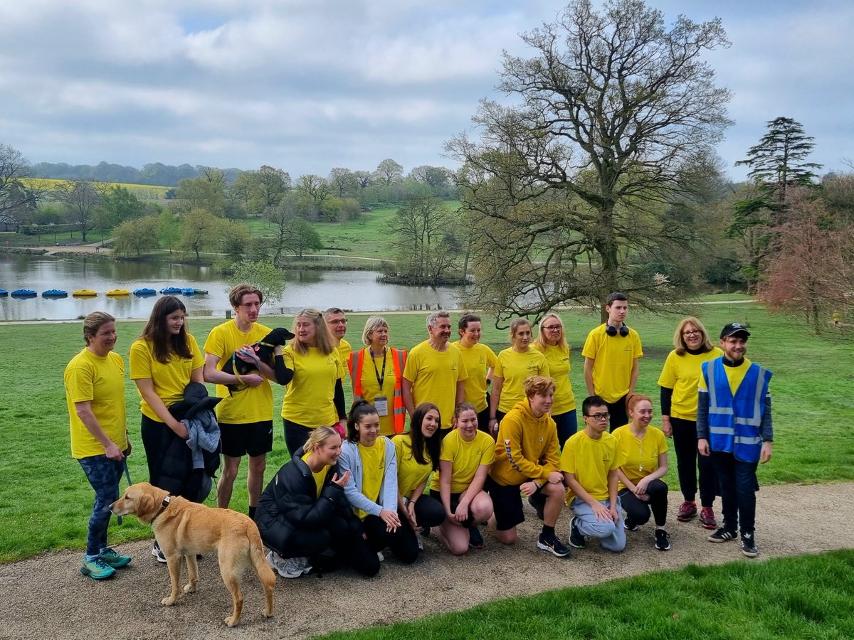 RTWparkrun's tweet image. Today’s event included a splash of bright yellow, as we welcomed representatives from Skinners’ Kent Academy, who were participating to raise mental health awareness in memory of former pupil Matthew. Well done to this group and to all of the 36 first timers who took part today.