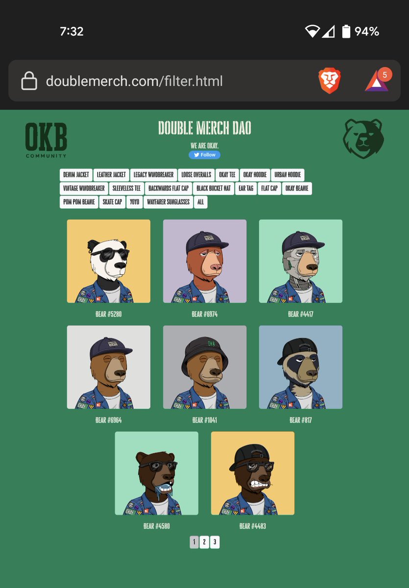 huff_sol_'s tweet photo. Me and @Wareosol launched the @OKB_DoubleMerch website. It's so fun flipping through the merch traits 🐻's in all their glory! #OkayBears #OKBCommunity https://t.co/2lyeeuAi7t
