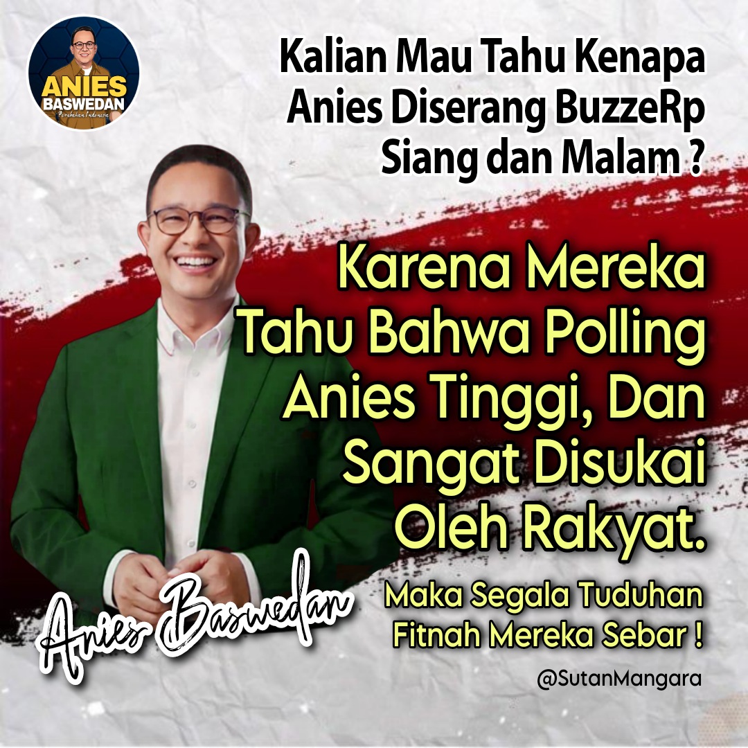 sutanmangara's tweet photo. Alhamdulillah...
Dari dulu Anies selalu sabar di fitnah, dicaci dan dibully..

Beliau selalu mengutamakan persatuan dalam bingkai demokrasi. https://t.co/LlzCKz6TO8
