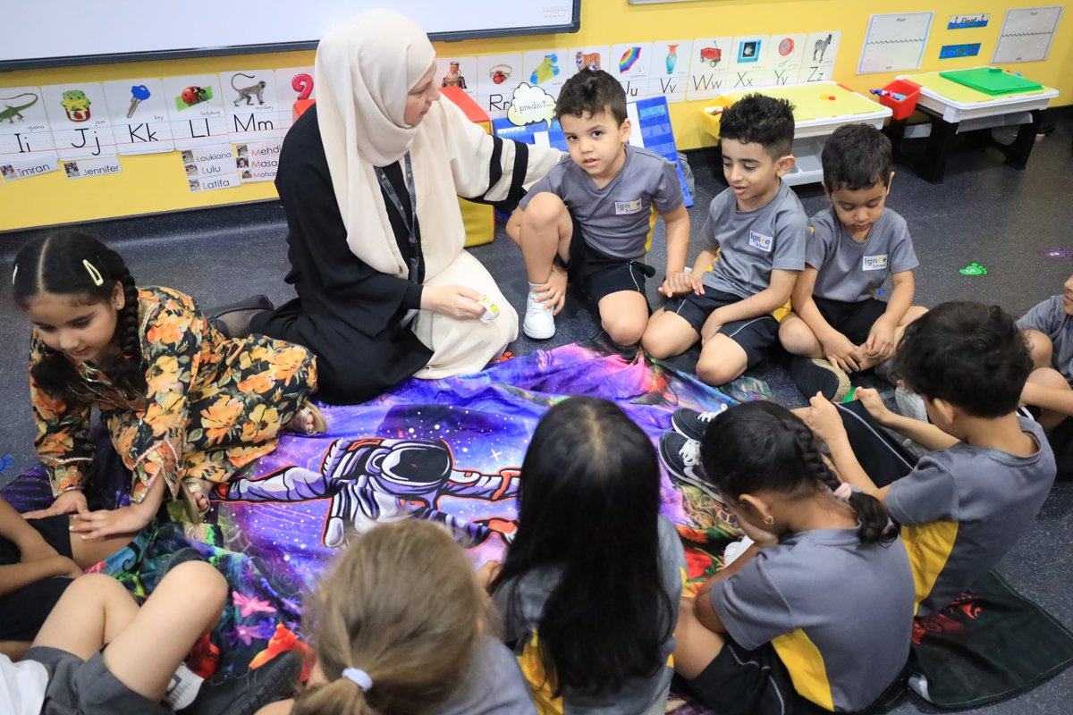 Igniteschooldxb's tweet photo. Our Kindergarten students enjoyed showcasing their memorization skills in reciting the Quran during their Islamic class with Mrs. Manal!

#Ignite #school #alwarqa #mirdif #Americanschool #education #uscurriculum #Dubai #dubaischools #AmericanSchoolDubai #UAE2space #quran #stem https://t.co/VV9wJoEA0K