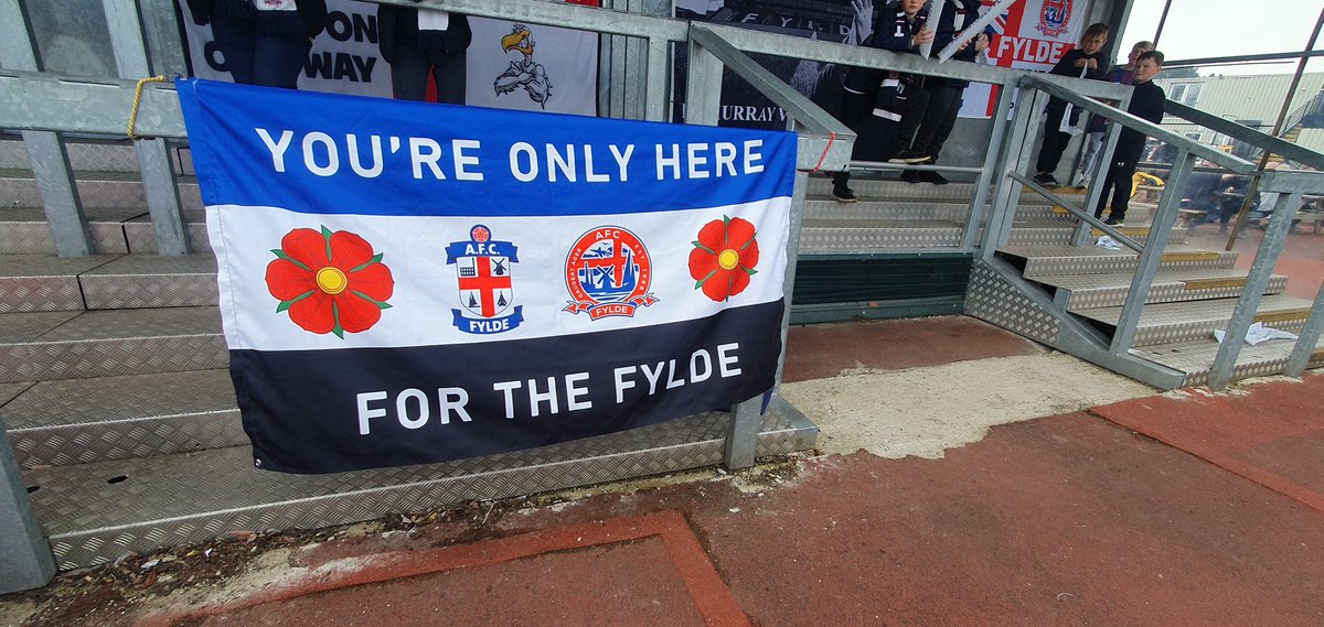 SSFC_YORKSHIRE's tweet photo. As the season has finished for @SouthShieldsFC we have come across to @BPAFCOfficial v @AfcFlyde in the National League North for our football fix today https://t.co/nkdUtt5mWZ