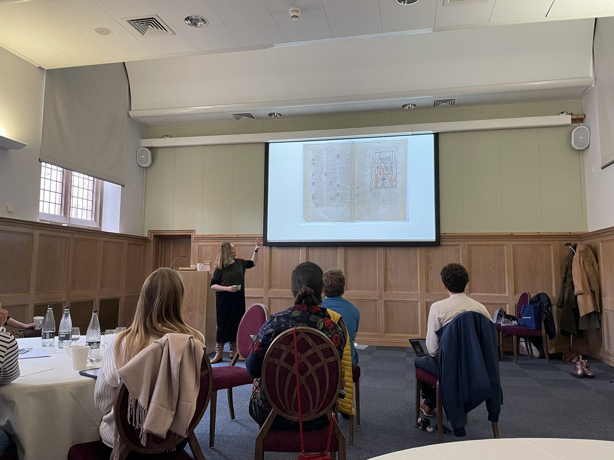 Now hearing a fantastic multimedia presentation from Emma Dillon on how to teach with medieval song!