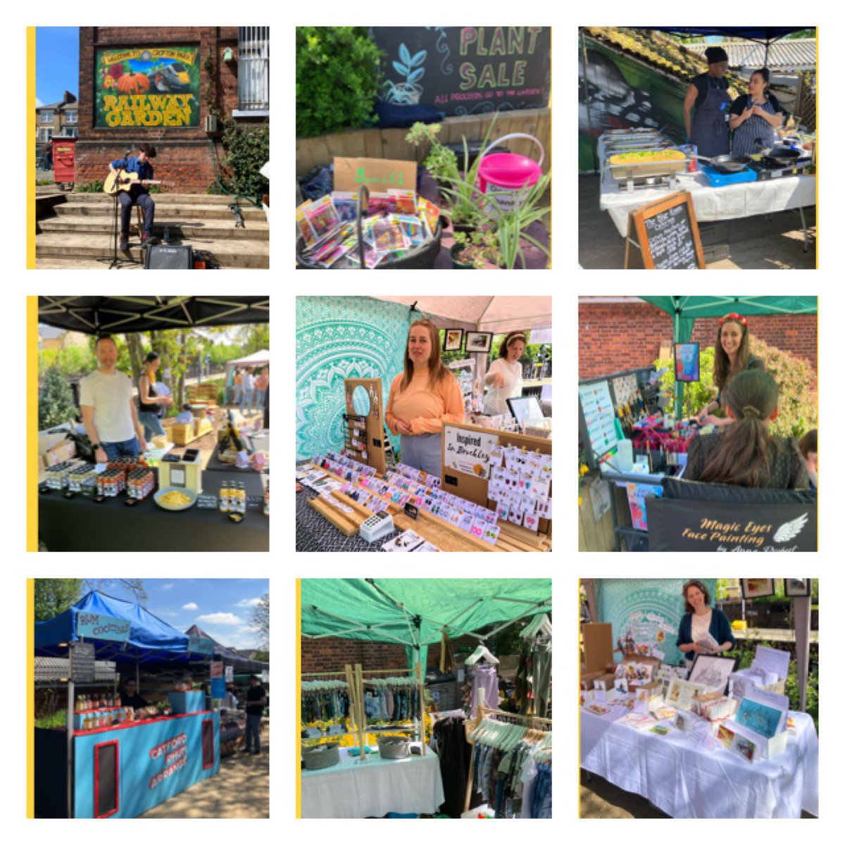 Last 20/30 mins <a href="/CroftonGarden/">Crofton Park Railway Garden</a> Community Market-it’s been a good one-thanks for all your SUPPORT #CroftonPark #KeepOurIndieBizInBiz