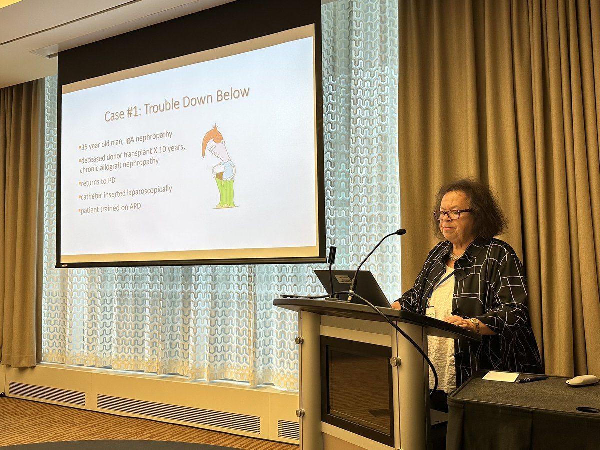 PD_Perls's tweet photo. “Trouble down below” learning all about Non-infectious PD complications #PDuniversity @ISPD1 @JoanneBargman @bourneauguste https://t.co/Ti12cS4DjL