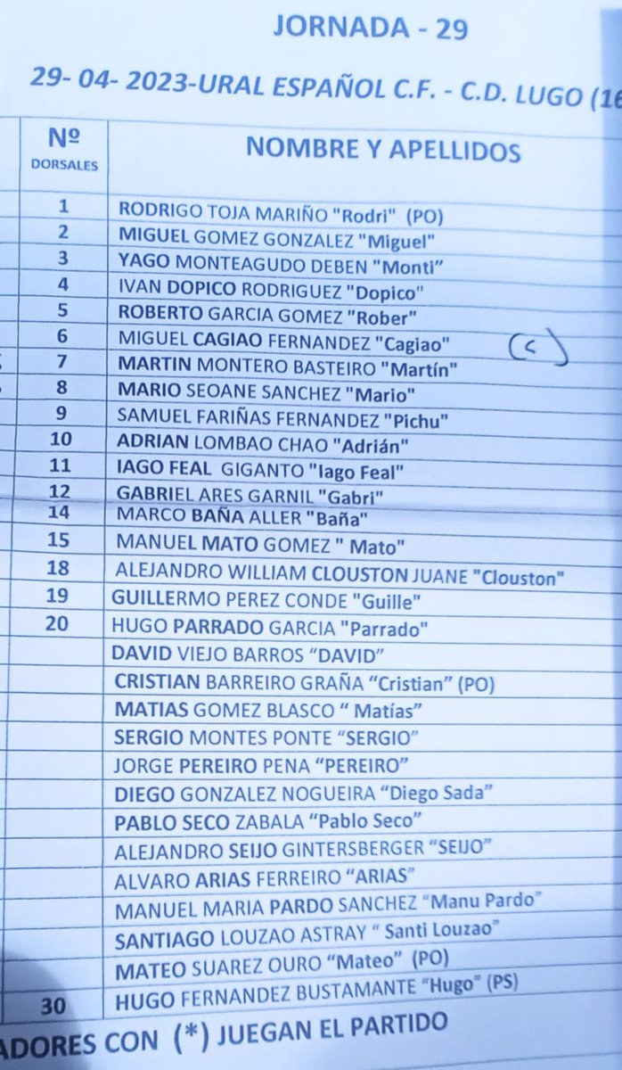 JuvenilDH's tweet photo. 📋¡TENEMOS ALINEACIONES!📋

🟢🟢@uralEspanol 🆚🔴⚪️@CDLugo_FB

Estos son los 22 protagonistas⚽️🏃‍♂️que saltarán al verde en el Rodrigo García Vizoso 🏟
💚💚#somosverdes #ForzaLugo

#JuvenilDH👟#DH1 https://t.co/CpgR8mWbfU