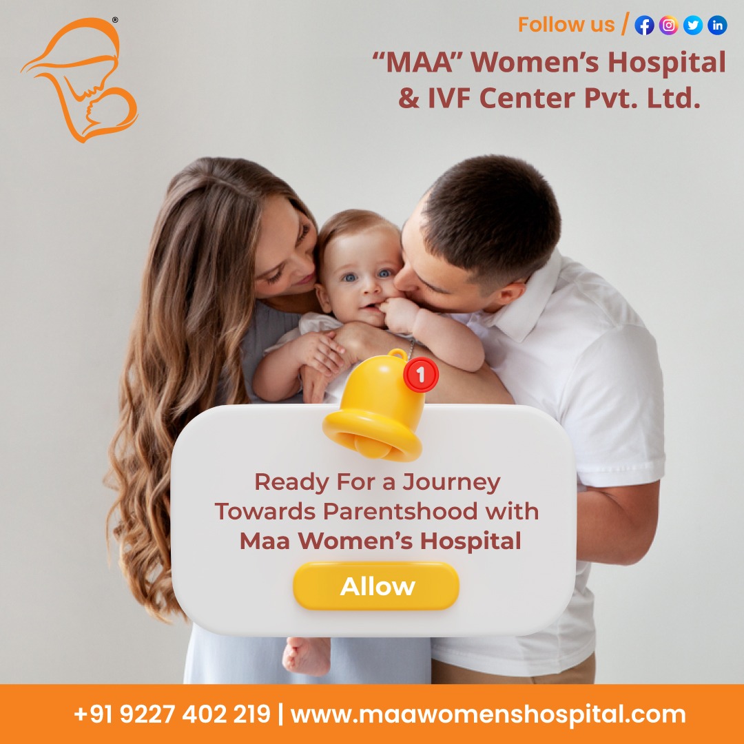 For a journey towards parenthood that's full of joy and confidence, choose Maa Women's Hospital.

👉 Book your Appointment Now
🌐 maawomenshospital.com
📞 +91 9227402219

#MAAWomensHospital #DrPratixaJoshi #maternityhospital #gynecologist #infertility #ivf #cesarean #birth