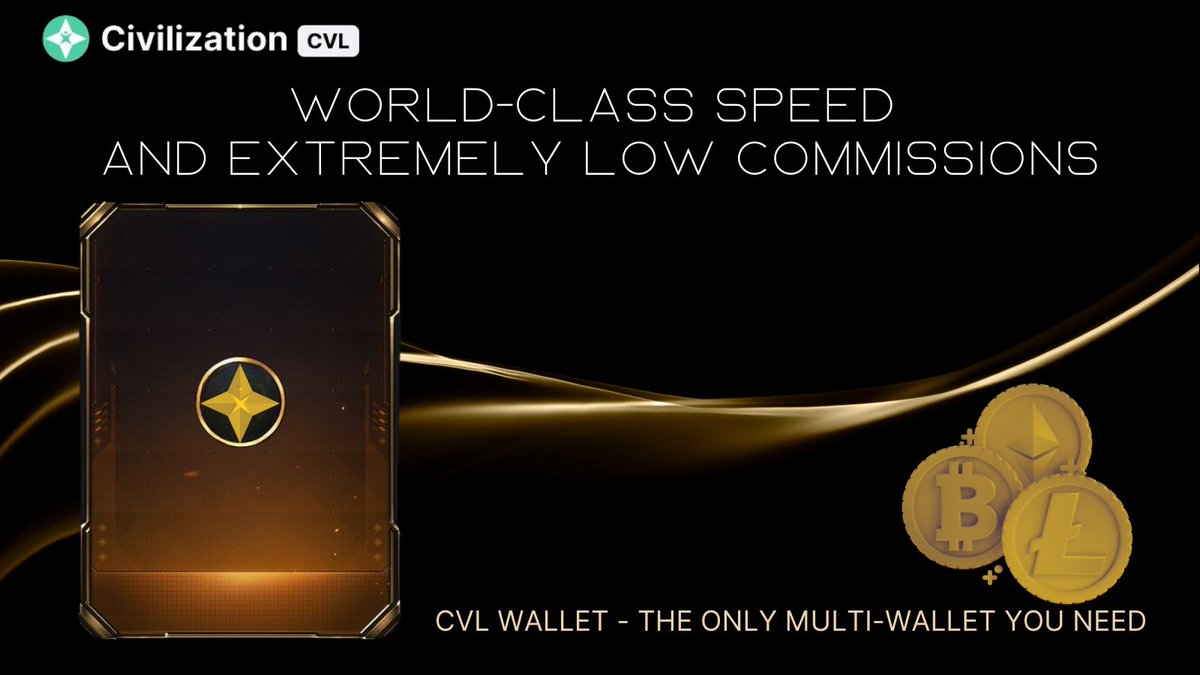 cvl_network's tweet photo. ⚠️ No registration is required to start using it.

✅ Just write down the secret recovery phrase that CVL Wallet generates and immediately start trading, sending and receiving cryptocurrency and tokens in over 3️⃣0️⃣ blockchains.

#CVLWallet is the only multi-wallet you need. https://t.co/F8oeWed9ID