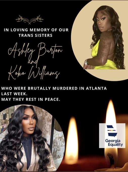 RIP to these 2 goddess TRANS WOMEN!!! 😔 😢 ♥ ♥ ♥ https://t.co/IEYpJekiRr