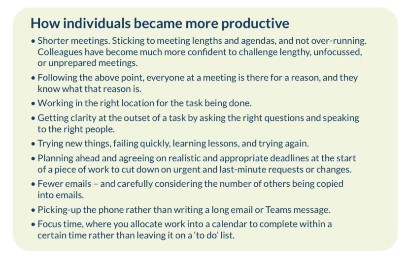 Amusing that when staff at South Cambridgeshire District Council were offered a chance to work a four day week on full pay, provided they still completed their tasks, they rose to the challenge. Here are their top tips on how they did it…