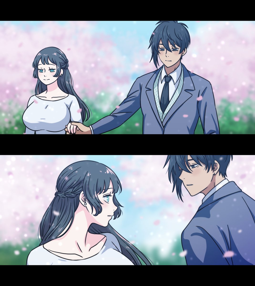 When I first saw the dancing scene of Flower Dance, I thought about 2005's "Pride and Prejudice" immediately.☺️
There are so many things that can talk about in this shot. I love it so much!