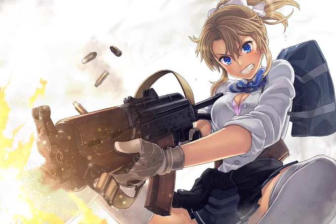 訳あって過去のpsdを色々漁ってる日々ですが、結構前に描いたこの金髪ちゃんの絵、元データが無くなってたので供養。勿体無ぇ…