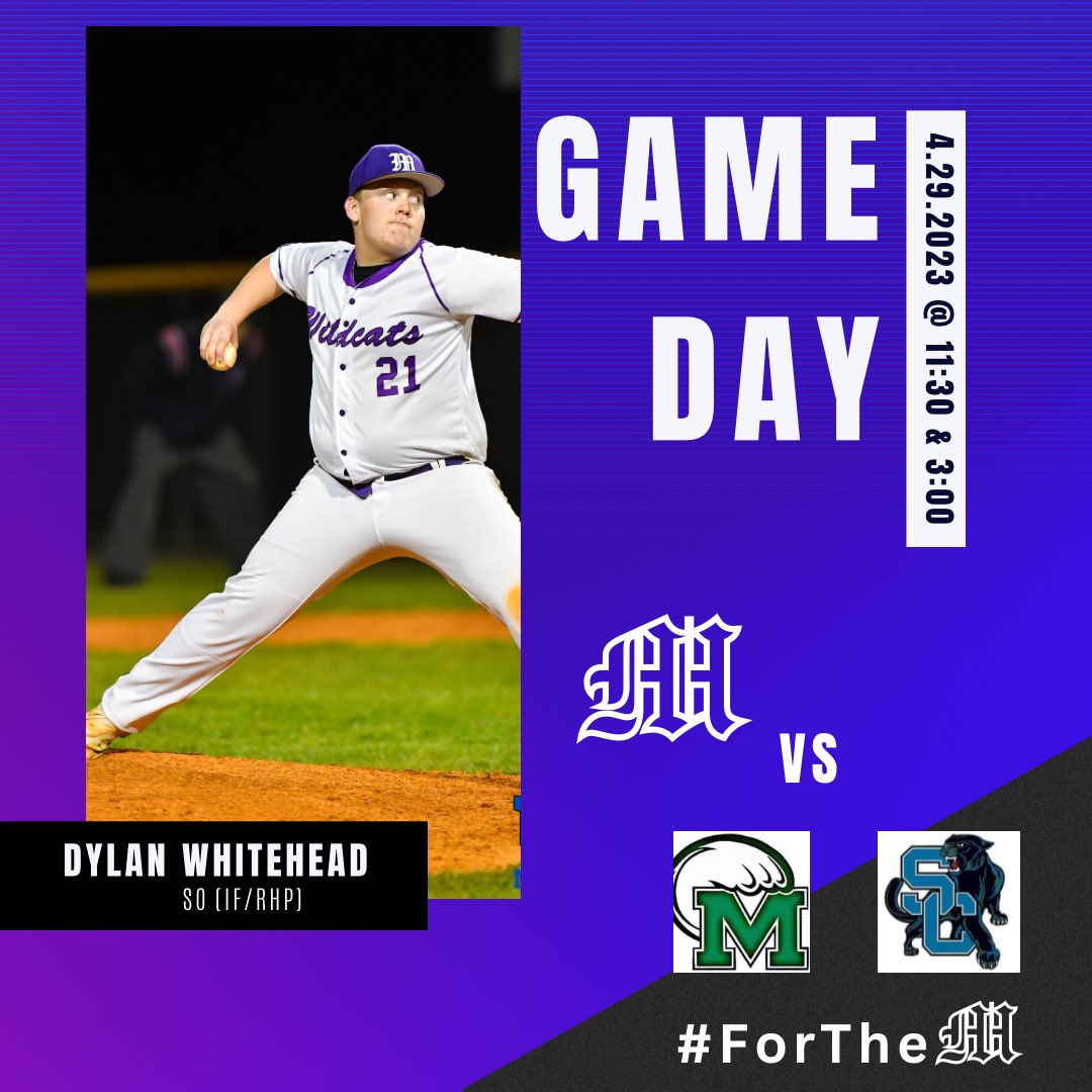 MHSBaseballTN's tweet photo. GAME DAY‼️ The Cats travel to Harriman for the Harriman Classic and take on Midway and Sale Creek! First pitch at 11:30 &amp; 3:00 CST. #ForTheM https://t.co/U7W2j6xWCK