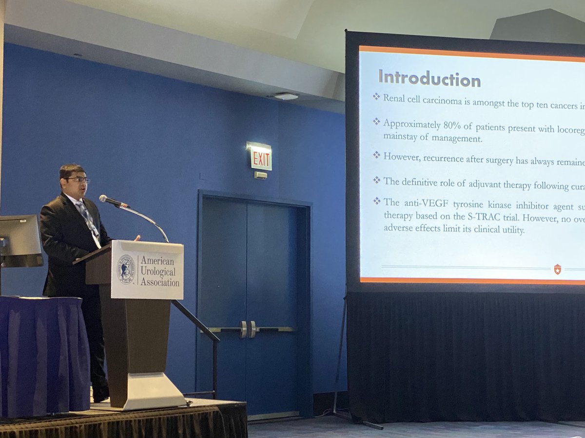 Dr. Harshit Garg presenting at AUA just now. Congrats!!