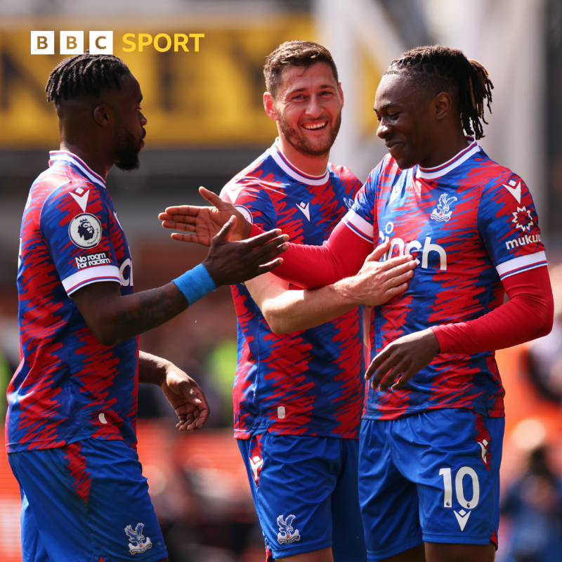 BBCSport's tweet photo. Roy's boys now look all but safe.

Report ⬇️ #BBCFootball #CRYWHU
