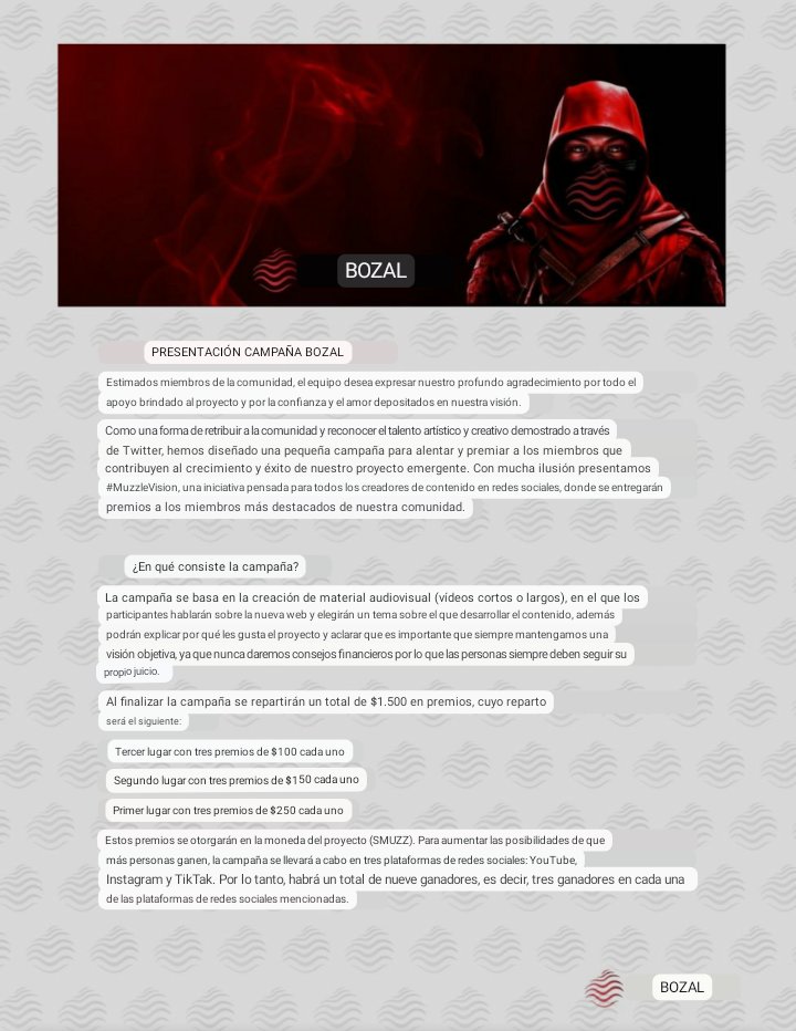 ShidoceN's tweet image. #MuzzlePack Recuerda nuestra campaña de #Marketing que se encuentra vigente donde la comunidad es la protagonista.  Participa 📌 #TokenMuzzle