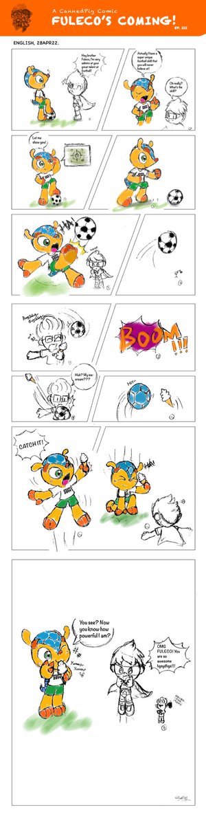 imcannedpig's tweet photo. βFULECOβS COMING! III: Bing Chilingβ πππ
(PT/ES/EN)
#FIFA #Brasil2014 #Fuleco #Mascot #FIFAMascot #WorldCupMascots #MascotVerse #MascotVerseIsForever #FIFAKeepTheMascotVerse #Painting
#Comics https://t.co/5rJURgrHm1