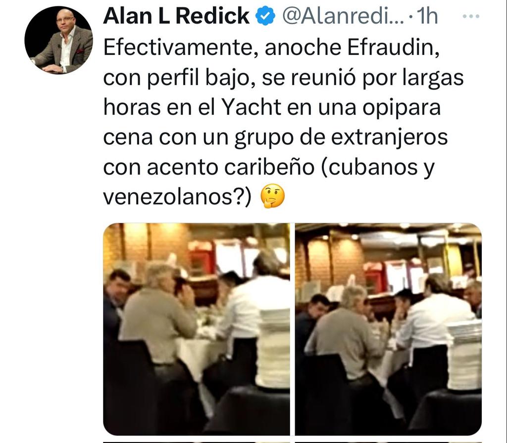 Efrain alegre con los HACKERS