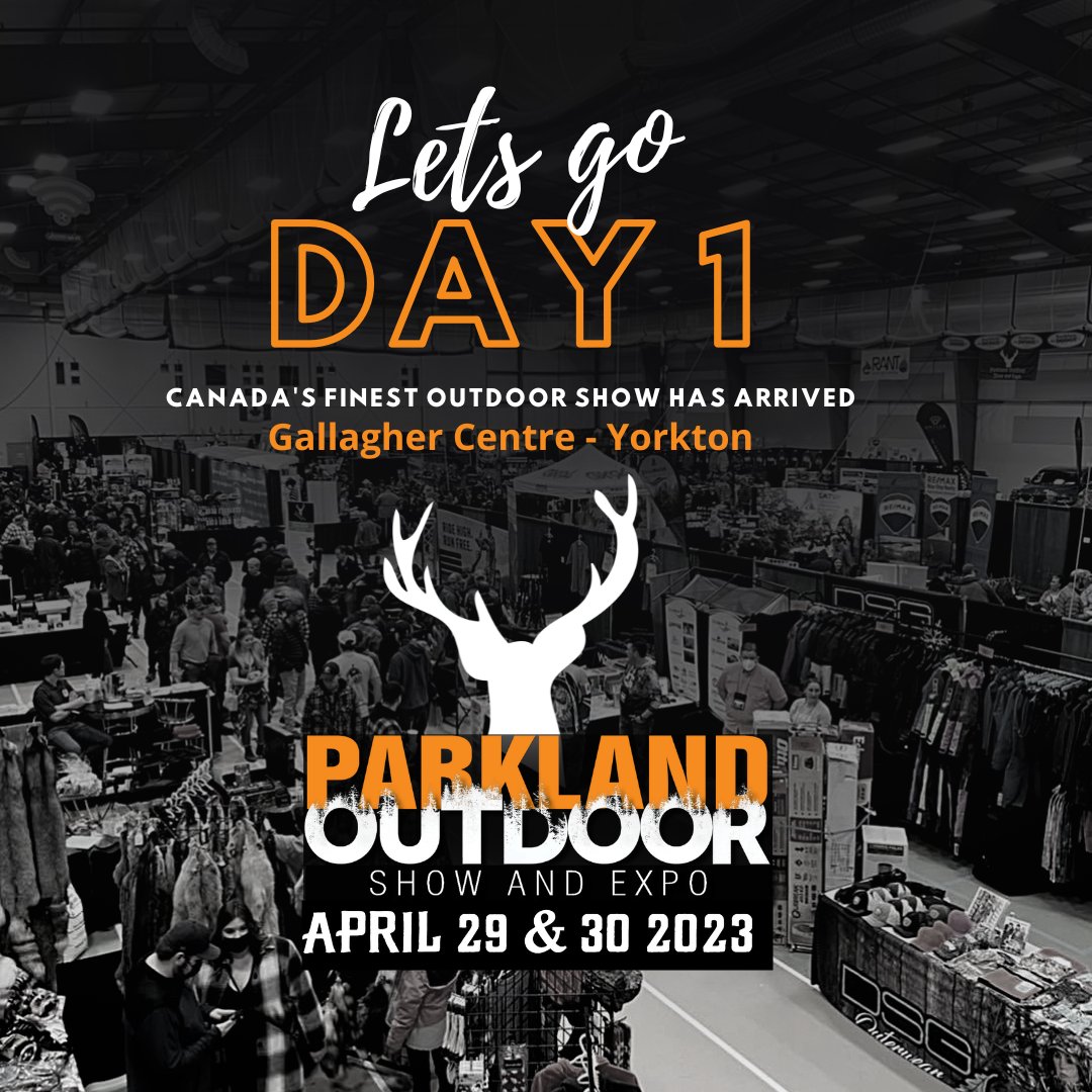 The moment we have all been waiting for has finally arrived!!
Head down to the Gallagher Centre in Yorkton for Canada's Finest Outdoor Show - The Parkland Outdoor Show and Expo. 

#hunting #fishing #trapping #trapline #archery #yorkton #saskatchewan #manitoba #alberta