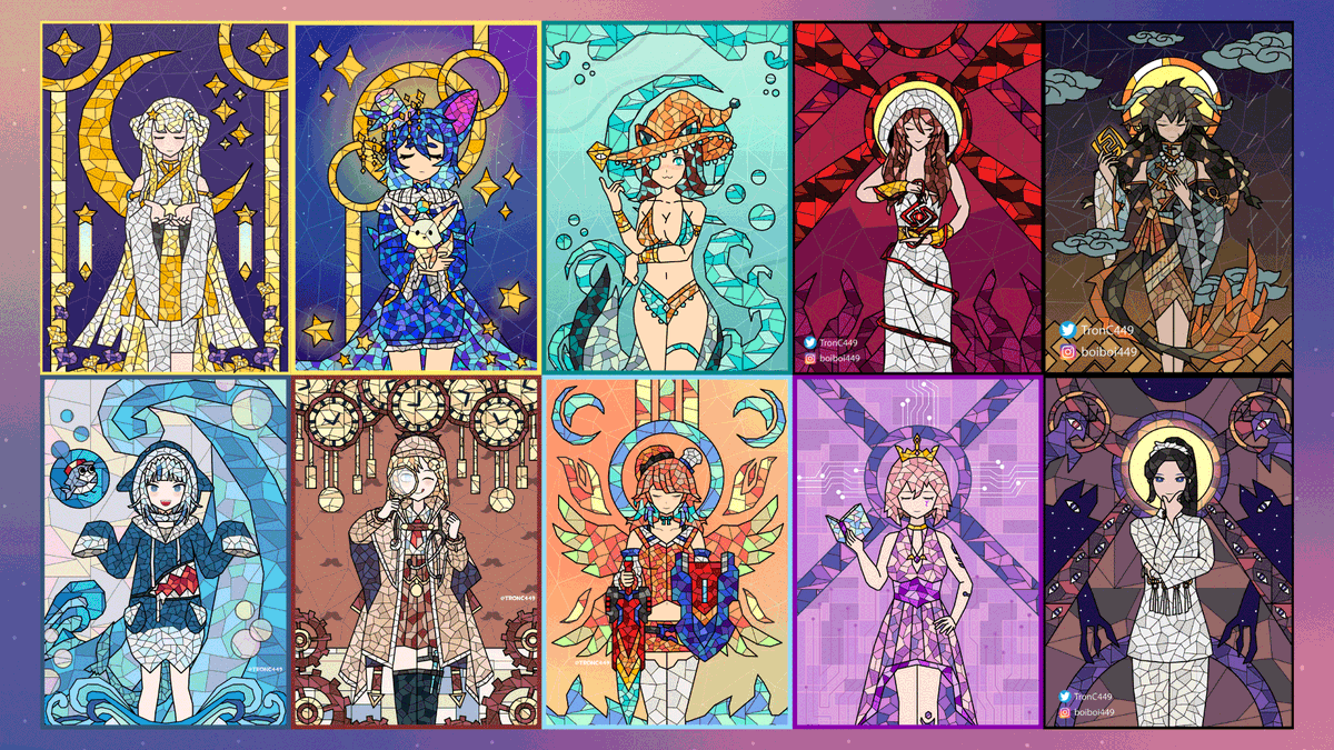 TronC449's tweet photo. ✨Stained-glass Raffle✨
Hey ya :D I would like to announce a Art Raffle!! 

Winner will get a Stained-glass artwork!  

RULES :
 ✨Follow me 
 ✨Like + RT this tweet (No QRTs)
 ✨Reply with your PNG  

Ends on May 14th, Good luck
 
#artraffle #VTuberUprising #Giveaway #Vtubers https://t.co/wl6SK0dcV6
