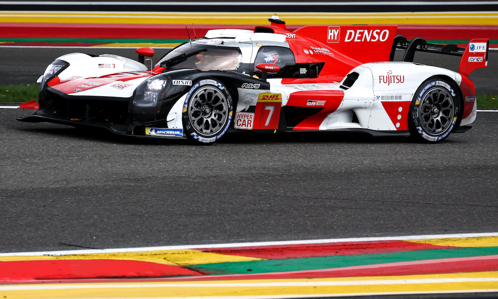 📝 HALFWAY MARK: @pechito37 led a Toyota 1-2 at the halfway point of the @FIAWEC race at Spa after the No. 6 Porsche 963 retired from second. ➡️ sportscar365.com/features/lopez… #WEC #6HSpa