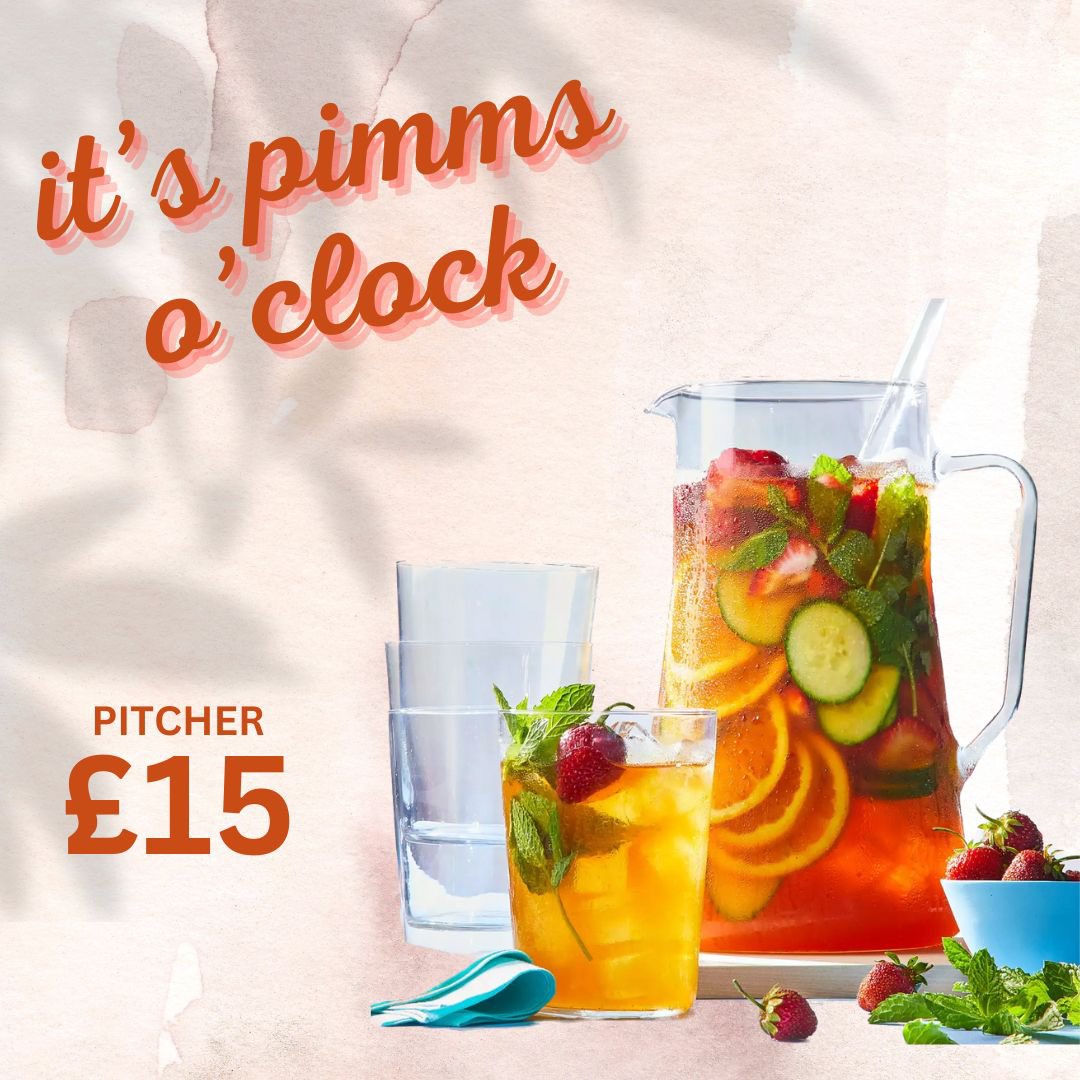 𝙎𝙪𝙢𝙢𝙚𝙧 𝙎𝙥𝙚𝙘𝙞𝙖𝙡

“It’s Pimms O’Clock” ⏰

Come down, grab a seat in our beer garden and enjoy a pitcher of Pimms in the sun ☀️ 

Only £15 per pitcher 

<a href="/UddyHockey/">Uddingston Hockey</a> 
<a href="/UddyCricket/">Tunnock's Uddingston</a> 
<a href="/UddyRFC/">Uddingston RFC</a>