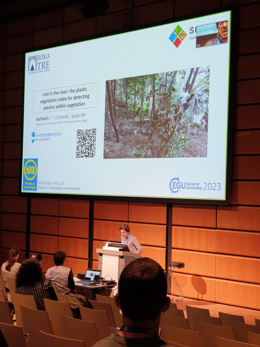 LucaGallitelli's tweet photo. It has been great to be again at #EGU. Thanks everyone for your interest and suggestions on my project on #plastics stuck in #vegetation.
Stay in touch and see you next year!

Abstract: https://t.co/5saWggDOGi

#EGU23 @EGU_HS @EuroGeosciences 
#macroplastics #river #litter https://t.co/sao4u5eRR8