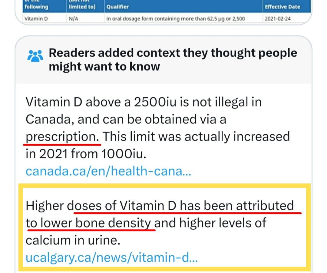 NaturallyFTW's tweet image. 🚨 URGENT: A viral Vitamin D tweet of mine got slapped w/a "Community Note" suggesting "ViTaMin D iS dAnGerOus."

They cite a government-funded study as "proof."

Should Community Notes be able to tag "Medical Misinformation"?  

1. Science is never settled.
2. We don't need…