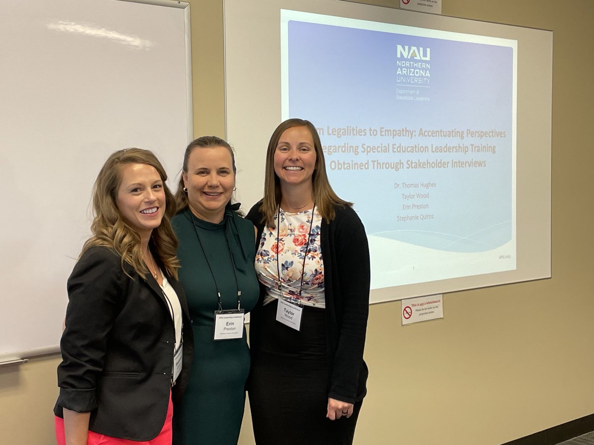 Great day at APEL conference with collaboration from ⁦<a href="/NAU/">NAU</a>⁩ ⁦<a href="/gcu/">Grand Canyon U</a>⁩ ⁦<a href="/ASU/">Arizona State University</a>⁩ and ⁦@UAZEducation⁩. Discussions on how to support Ed. Leaders and students throughout the state. Congrats to student and adjunct recipients too!