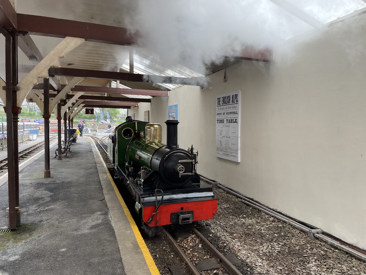rersteam's tweet photo. Northern Rock, River Irt and the birthday girl herself River Esk out and about on #galaweekend @HeritageRailMag @4RailTrail @BBCNWT @ITVborder @HRA_UK @LakesCumbria https://t.co/O9xlhUz4Pi