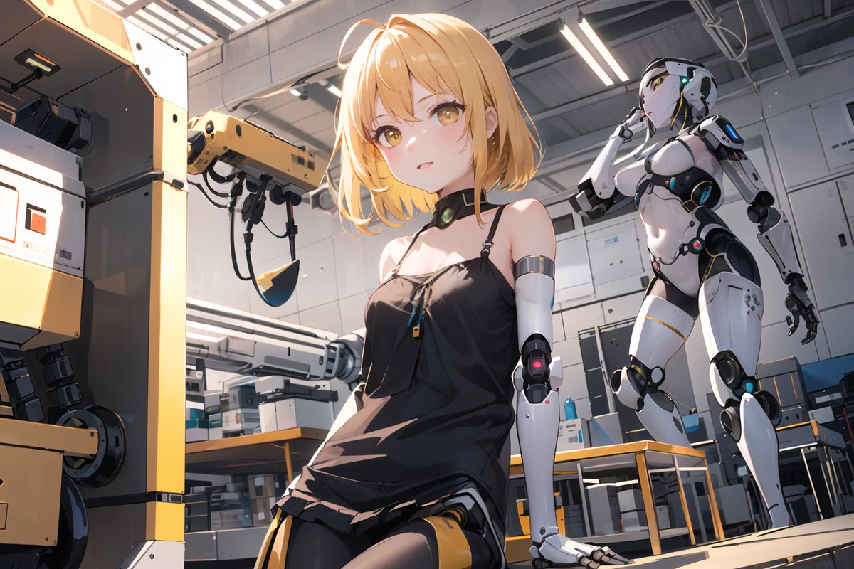 AI_diffuser's tweet photo. いらっしゃい、今日はどこのメンテナンス？
#AIart #AIイラスト #machinebody https://t.co/PgPGBhxUQF
