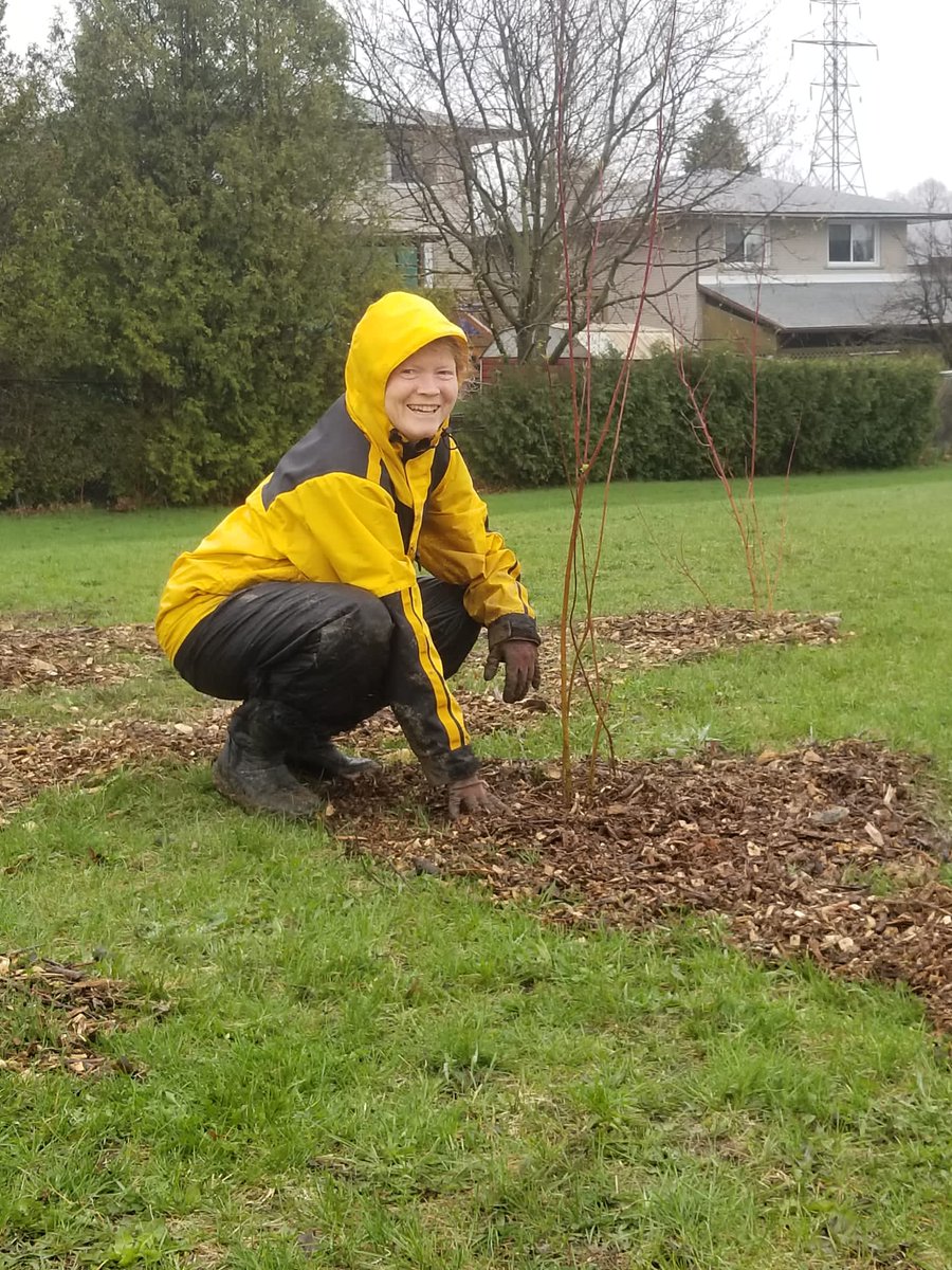 SustainableWat's tweet photo. Flashback to last weekend at our Earth Day Microforest Planting Day at Laurentian P.S. and Trillium P.S.!

Huge shoutout to everyone who came out and branded the rain so we could get those trees planted! https://t.co/bi5Mh8GAX0