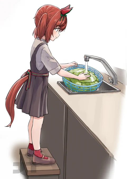 お母さん,お手伝いさせて #ウマ娘 #ナイスネイチャ