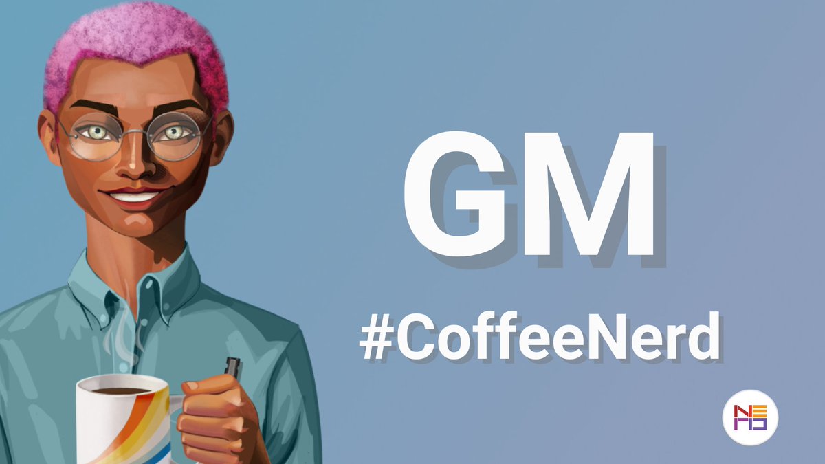 Gm Gm Nerdy Fam! 🤓☕️What nerdy project or family fun are you doing this weekend? 

#Nerd #TNC #NerdCollective