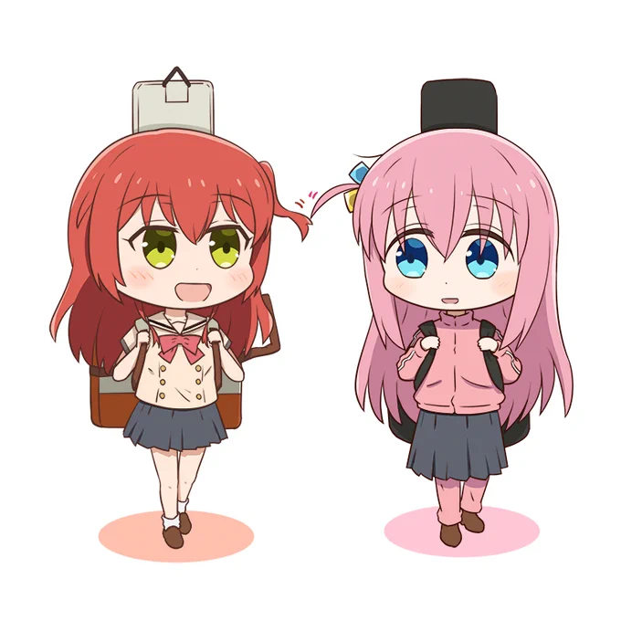 以前に描いた歩くぼっちちゃんと喜多ちゃんに加えて、 歩く虹夏ちゃんとリョウさんも描いてみる。 #ぼっち・ざ・ろっく #伊地知虹夏 #山田リョウ #喜多郁代 #後藤ひとり #ぼっちちゃん