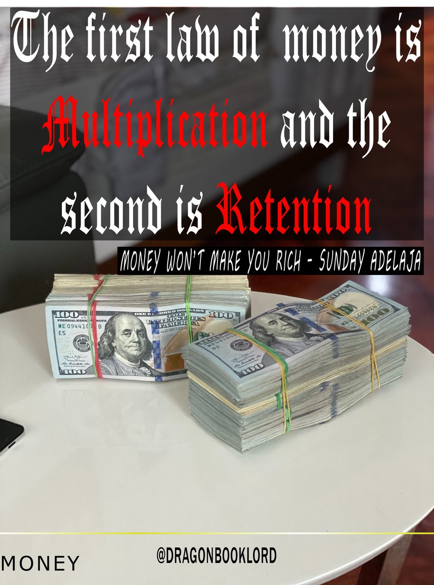 DRAGONBOOKLORD's tweet image. #sundayadelaja #WealthManagement #wealthplus #MoneyManagement